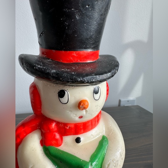Vintage carolling ☃️ Snowman - Picture 2 of 9